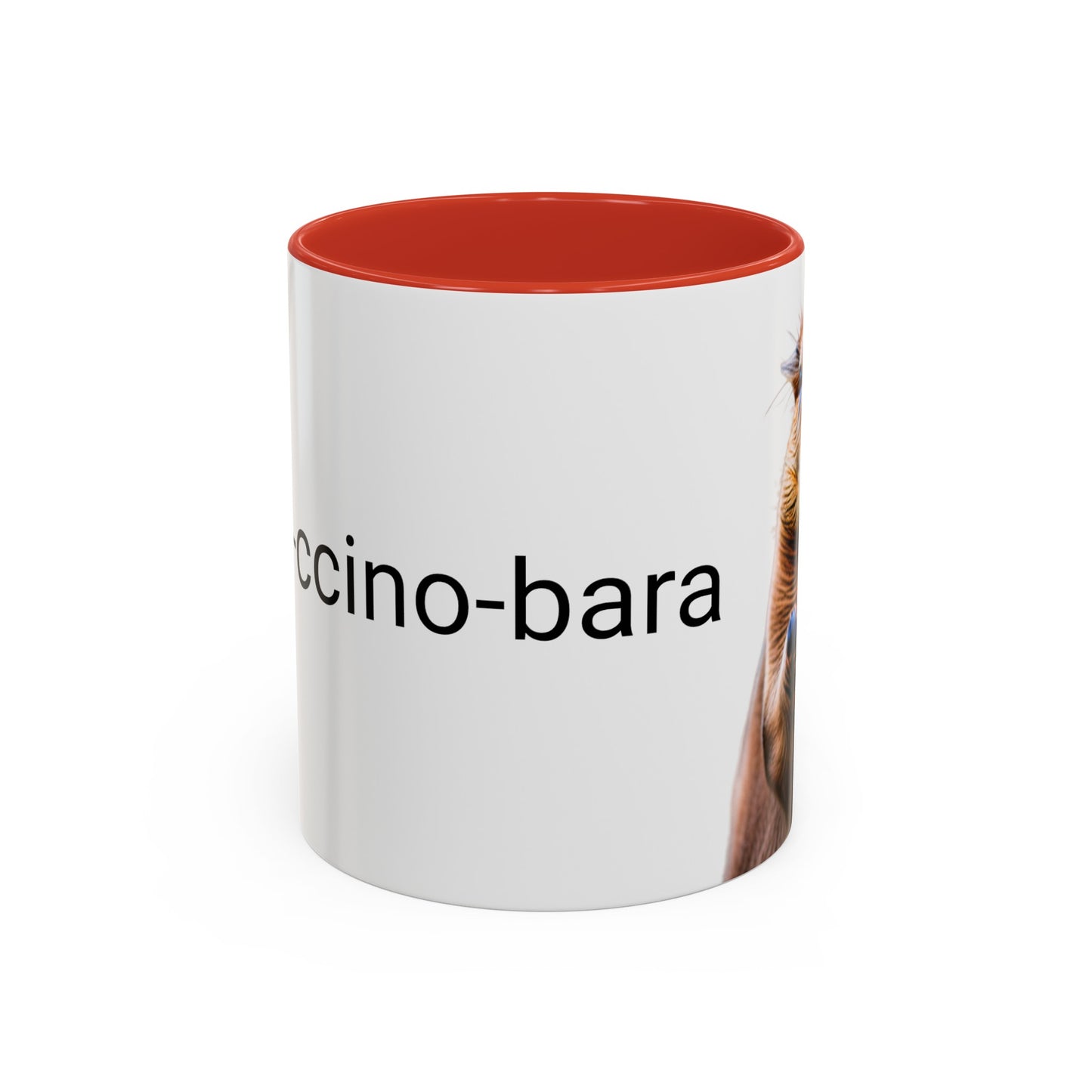 Capy-ccino-bara Accent Coffee Mug, 11oz