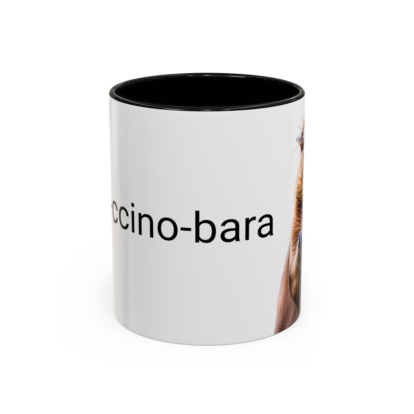 Capy-ccino-bara Accent Coffee Mug, 11oz