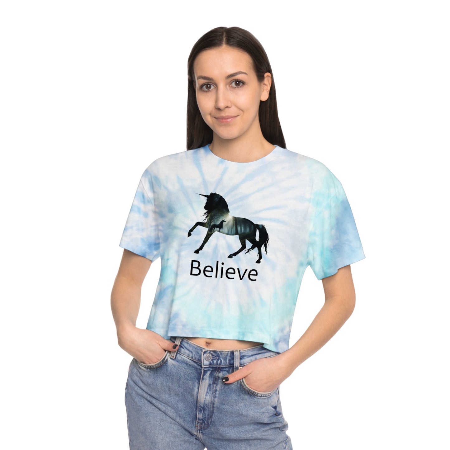 Women's Tie-Dye Crop Tee